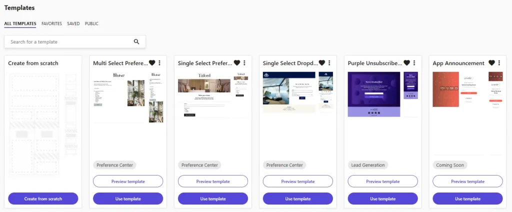 Landing Pages